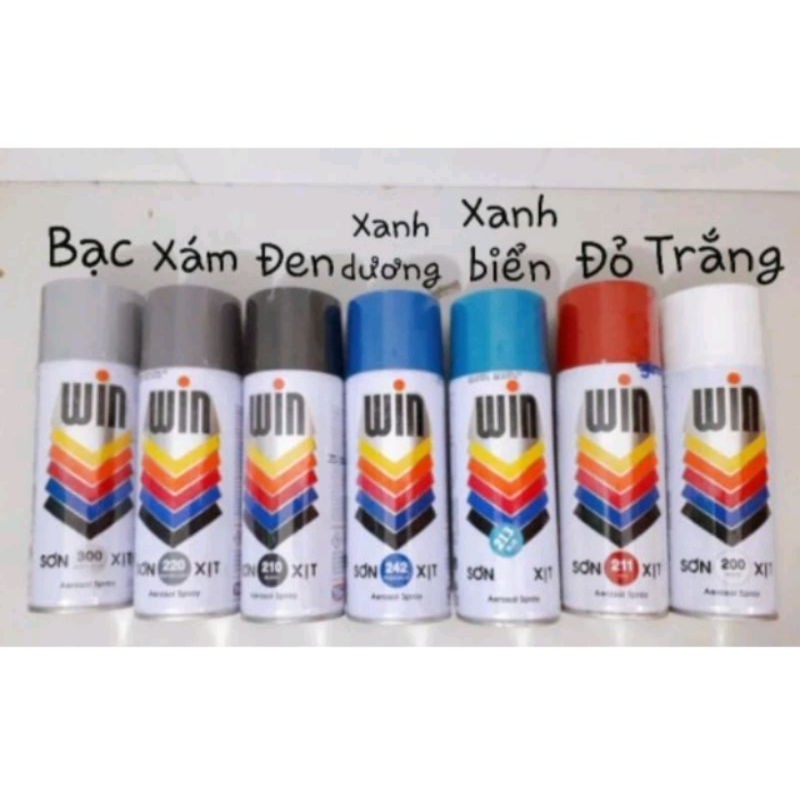 Sơn xịt win chai 400ml loại tốt