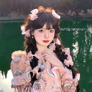 kẹp tóc nơ voan phong cách Hàn quốc