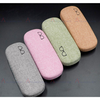 HỘP ĐỰNG GỌNG KÍNH, HỘP ĐỰNG KÍNH MẮT, HỘP ĐỰNG MẮT KÍNH BẦU BỌC VẢI (A03) NHIỀU MÀU