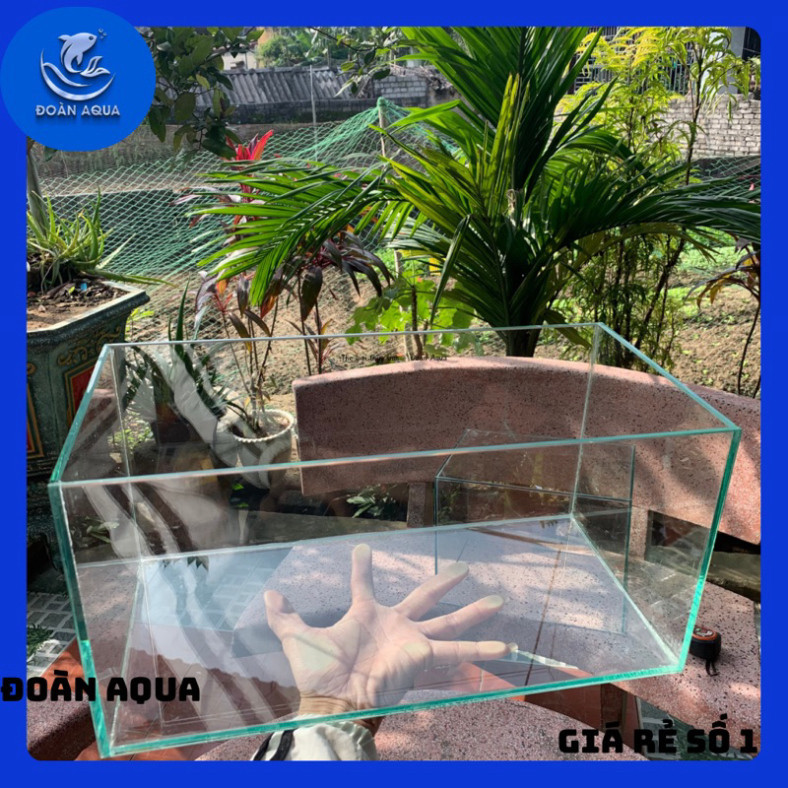 Bể cá mini 40x20x20 dán giấu keo kính 5li mài full vi tính.thích hợp nuôi cá-chơi thuỷ sinh-hợp phong thuỷ