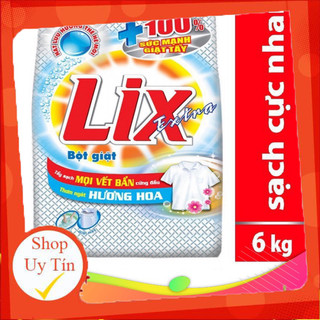 Bột giặt Lix Extra hương Hoa 6kg