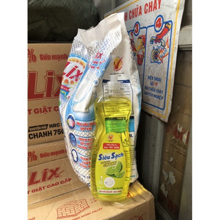 Bột giặt Lix 5.5kg tặng