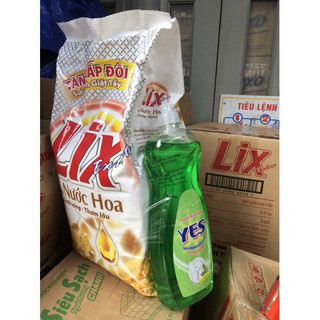 Bột giặt Lix 5.5kg tặng