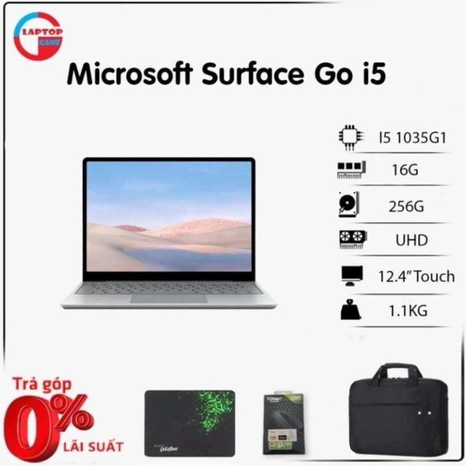 [SALET3] [Mới 100%] Microsoft Surface Laptop Go i5 1035G1/ 8GB/ 128GB/ 12.4" Touch (Refurbised Certified) NK44