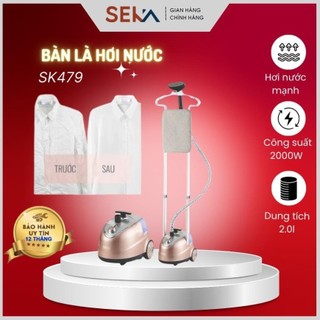 Bàn Là Cây Hơi Nước SEKA SK479, Bàn Là Hơi Nước Đứng Kèm Bàn Ủi Công Suất 2000W Dễ Dàng Sử Dụng, Phù Hợp Nhiều Loại Vải