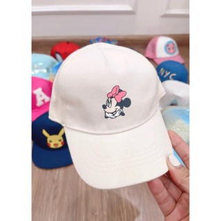 Mũ lưỡi trai HM màu kem in hình Minnie