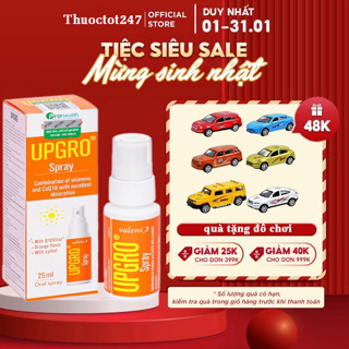 Upgro Spray Dạng Xịt - Bổ Sung Vitamin tổng hợp