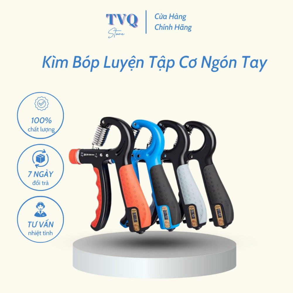 Kìm Bóp Tay Tập Cơ Ngón Tay 5-60Kg Tùy Chỉnh Dễ Dàng Sử Dụng GVQ Store