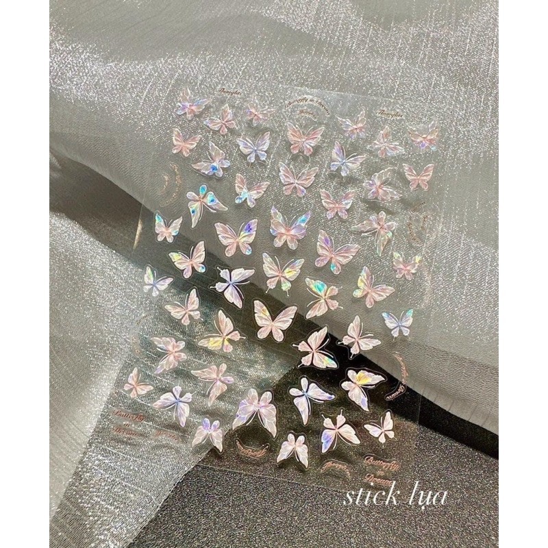 Stick bướmm lụa 3D hot hit