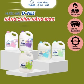 Nước giặt quần áo em bé Dnee 3000ml- Nước Giặt Xả Cho Trẻ Em an toàn 1400ml