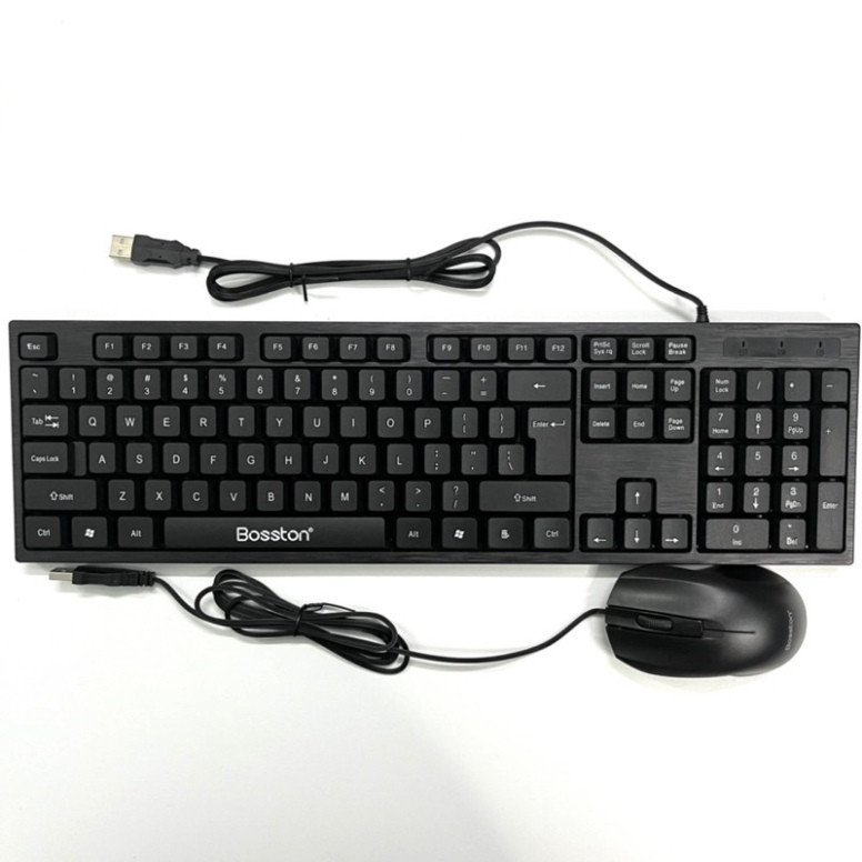 Bộ Phím Chuột Văn Phòng Bosston D5300, Bộ Phím Chuột Có Dây Văn Phòng Tiện Lợi - VMK-VYN | BigBuy360 - bigbuy360.vn