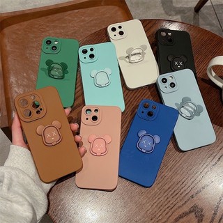 Ốp Lưng iP Viền Vuông, TPU Kèm IRING Bảo Vệ Camera 6plus/6s/6splus/7plus/8plus/x/xr/xs/11/12/pro/max/plus/promax KWAS
