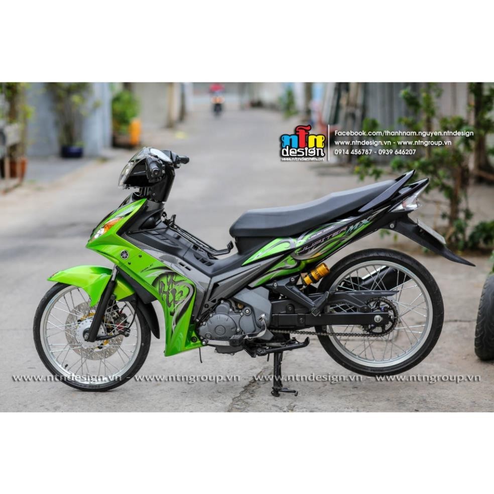 tem rời exciter 2006-2010 xanh đen jupiter mx malay cực đẹp , tem 3 lớp cao cấp - Decal Cao Cấp