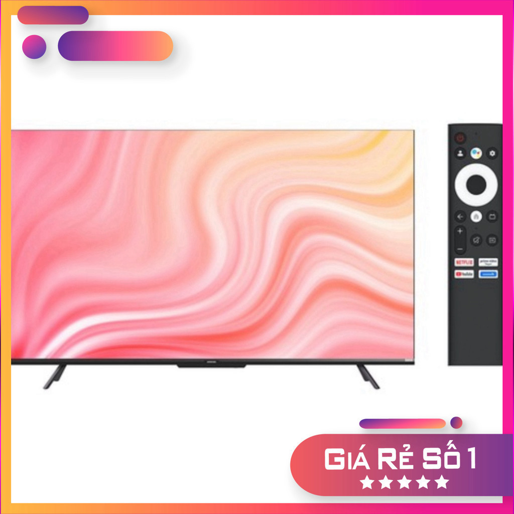 Tivi Coocaa 65 Inch 65Y72 Smart TV độ phân giải 4K UHD điều khiển bằng giọng nói bảo hành 2 năm - komex nhanh giao nhanh