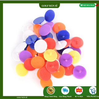 Phụ kiện đánh dấu vị trí bóng golf, mác nhựa đặt bóng golf - 10 chiếc