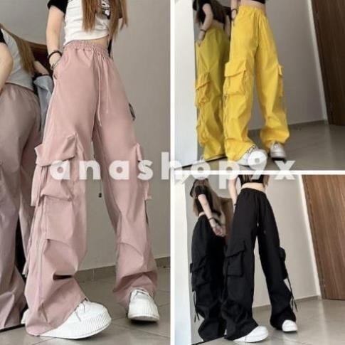 HOT Quần kaki túi hộp ống rộng , quần ống suông dáng Hàn hot 2023 trẻ trung năng động hiphop thể thao Q16