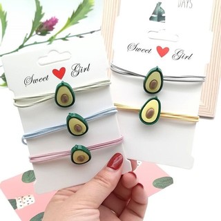 [TỔNG KHO - GIÁ SỈ] Dây buộc tóc hình trái bơ siêu cute