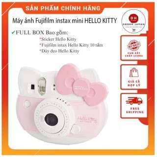 Máy ảnh chụp lấy liền Fujifilm instax mini HELLO KITTY, Máy ảnh Fujiffilm cute BH 12 tháng fullbox