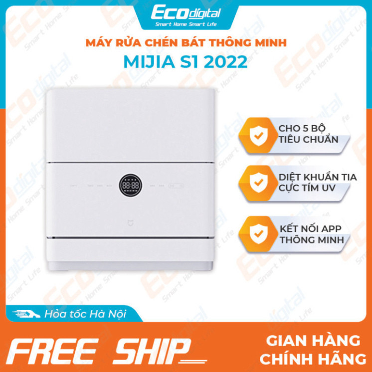 Máy rửa bát chén 5 bộ Xiaomi Mijia S1 7 chế độ khử trùng sấy khô