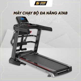 Máy chạy bộ đa năng A7AB, A7S kèm đai massage và tạ tay, tốc độ tối đa 14km/h -Bảo hành 5 năm - Sixcare HCM