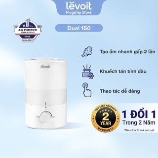 Máy Phun Sương Tạo Ẩm và Xông Tinh Dầu 2-in-1 Levoit Dual 150 Ultrasonic | Công Nghệ Phun Siêu Âm 360 Hàng Chính Hãng
