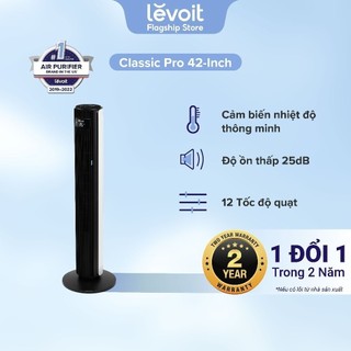 Quạt Tháp Điều Hòa Thông Minh Levoit 42 inches | Cảm biến nhiệt độ - 12 cấp gió - Tiết kiệm điện năng | Bảo hành 2 năm