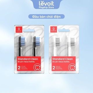 Combo x2 Bộ 2 Đầu Bàn Chải Điện Oclean (Màu ngẫu nhiên trắng/đen) - Hàng Chính Hãng