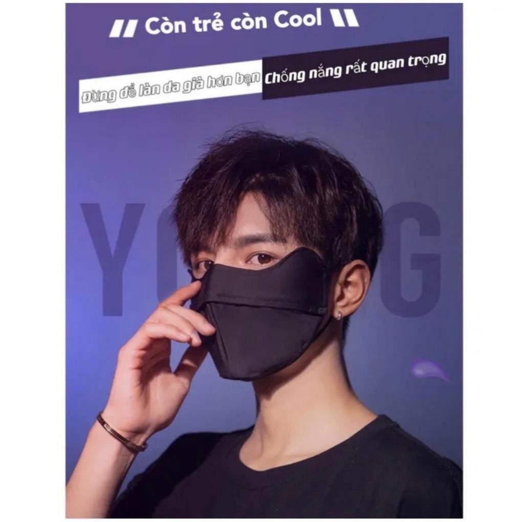 Khẩu Trang Chống Tia UV - Khẩu trang chống nắng che mặt UPF 50+