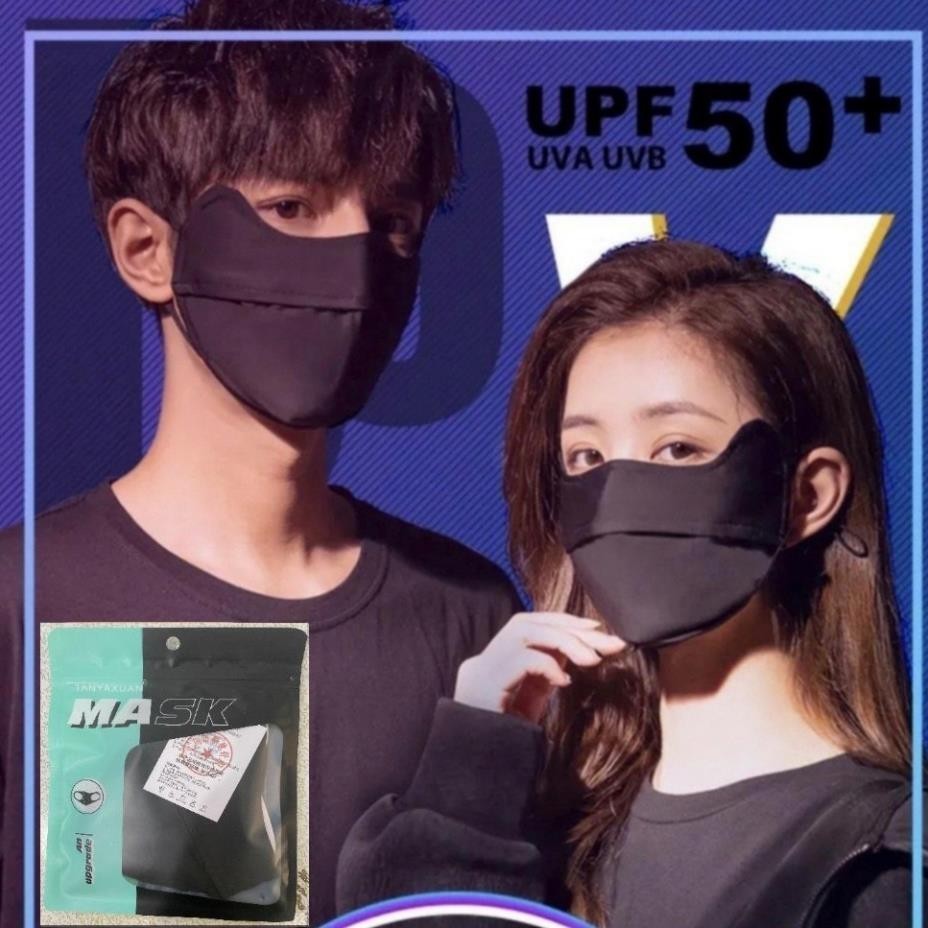 Khẩu Trang Chống Tia UV, Khẩu Trang Chống Nắng tia UV UPF 50+ Unisex Nam Nữ Đều thích hợp