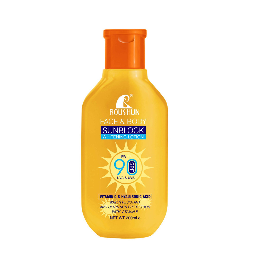 Kem dưỡng da kem chống nắng cho mặt và body ROUSHUN spf90+++