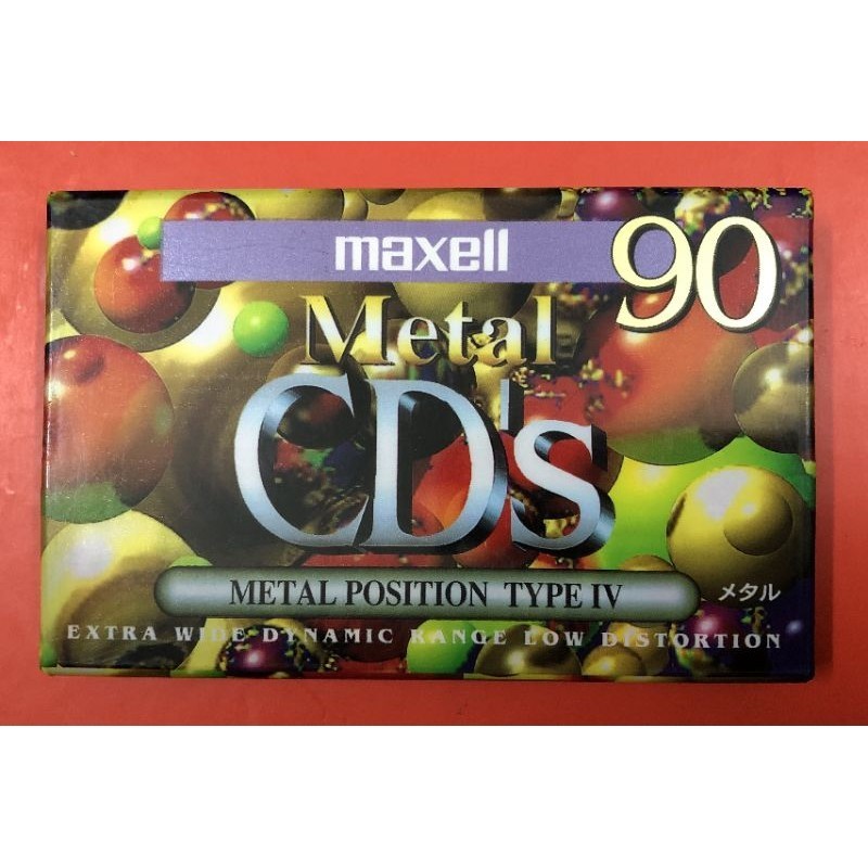 Băng cassette Maxell Metal CD's type IV nguyên seal