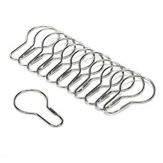 Combo 10 cái móc bầu loại nhỏ treo hàng, móc rèm cửa, treo đồ , móc khoá, ..