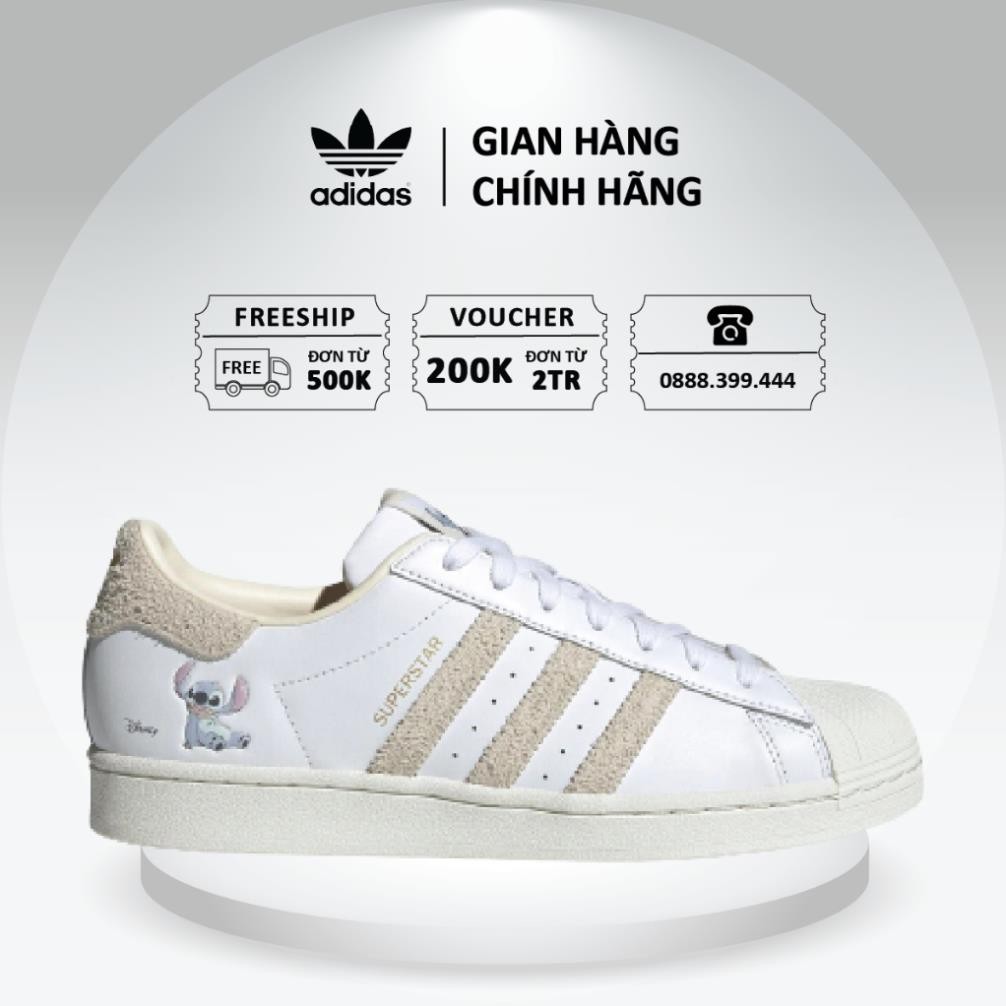 Giày Adidas Superstar X Disney Stitch HQ6356