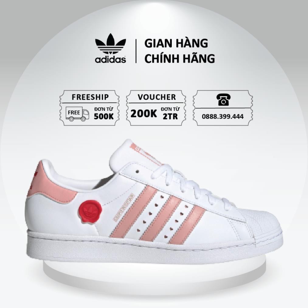 Giày Adidas Superstar 'Pink White' IE6976