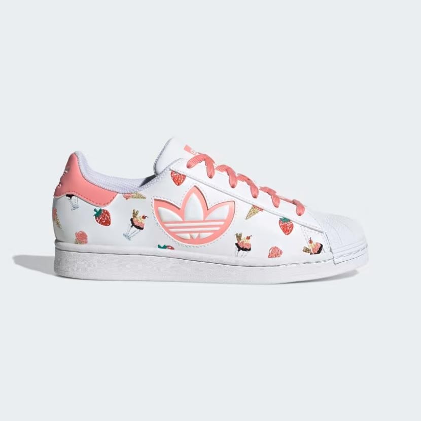 Giày Adidas Superstar ' White Pink' HO5667
