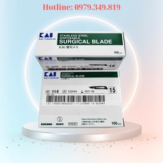 Dao Kai Nhật Bản Số 11, 15 Hộp 200 Lưỡi Dao