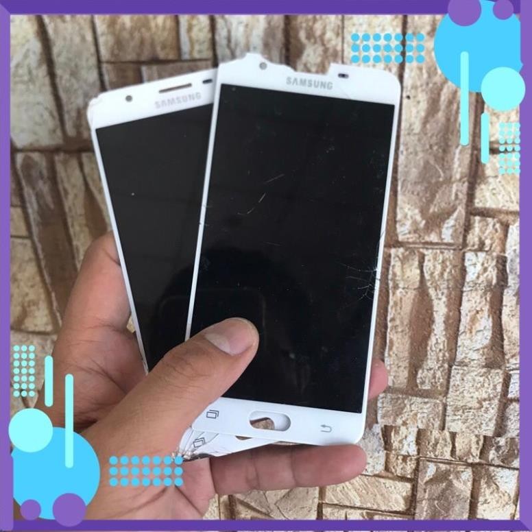 Màn hình hư vỡ Samsung J7 Prime. Màn hình xác Samsung J7 Prime lấy cổ cáp hàng Zin bóc máy. Bảo hành