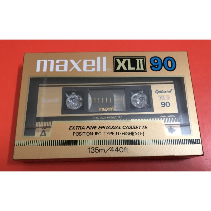 Băng cassette Maxell XL II 90 Epitaxial nguyên seal