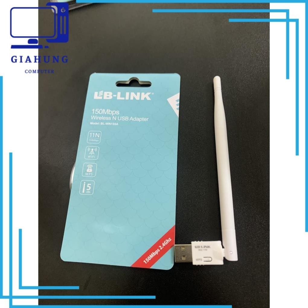 USB Thu Wifi cho PC - Laptop LB-Link BL-WN155A - Hàng Chính Hãng Bảo Hành 2 Nắm
