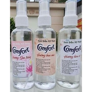 Xịt thơm quần áo hương comforts 100ml tiện lợi, xịt thơm phòng đa năng