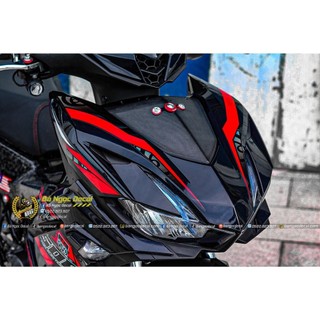 Tem dán rs150r xe winner x v3 màu đen đỏ - decal cao cấp