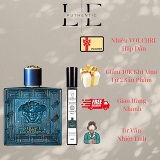 Nước Hoa Nam Vesace Eros EDP Chiết 10ml tinh dầu nước hoa nam cao cấp sang trọng mạnh mẽ
