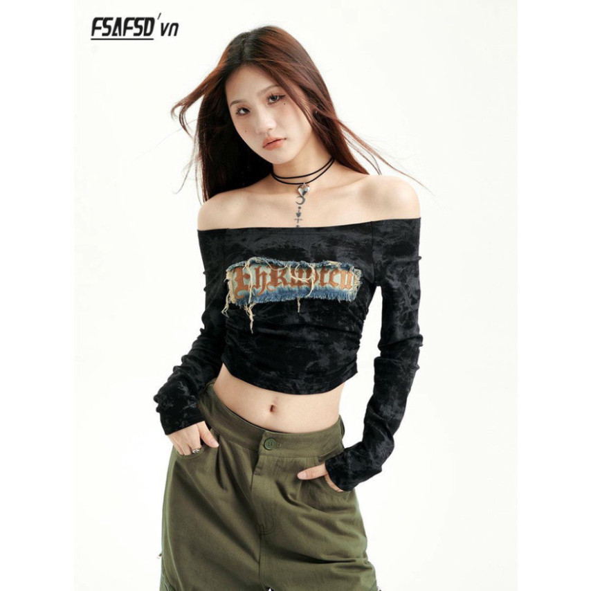 Áo Thun Nữ Dài Tay Phong Cách Mới Fresize từ 45-52kg HOT quần áo