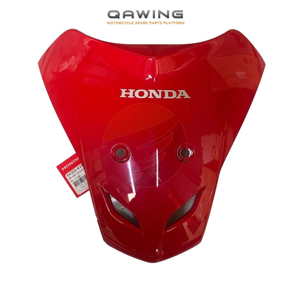 (64300KVR910ZH)_Nhựa mặt nạ trước HONDA Wave Cá / Wave anpha 2008 Đỏ) _(5B 2D)_QAWING