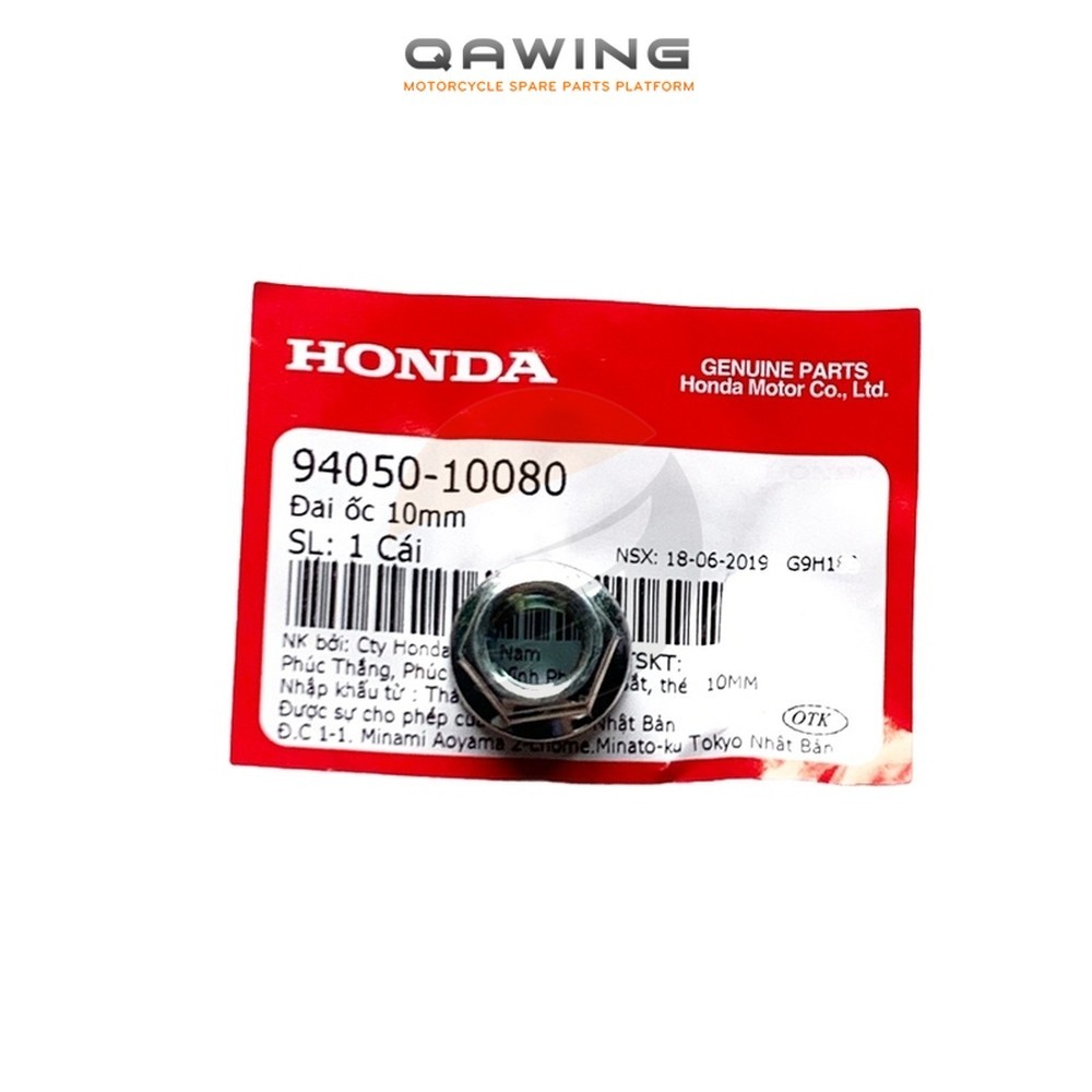 (9405010080)_Đai ốc 10mm HONDA sử dụng cho nhiều xe _(1659)_QAWING