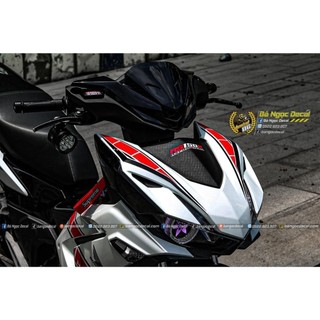 Tem dán xe winner x v3 màu trắng đỏ đen - decal cao cấp nhất nhất