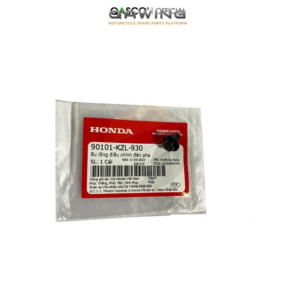 (90101KZL930)_Bu lông điều chỉnh đèn pha HONDA Wave Rsx 110 / Vision 110 đời đầu _(461)_QAWING