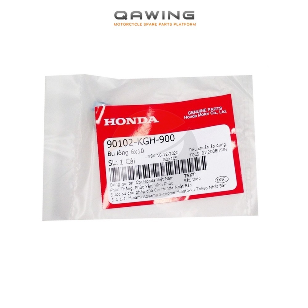 (90102KGH900)_Bu lông HONDA nhiều dòng xe 6x10 _(648)_QAWING