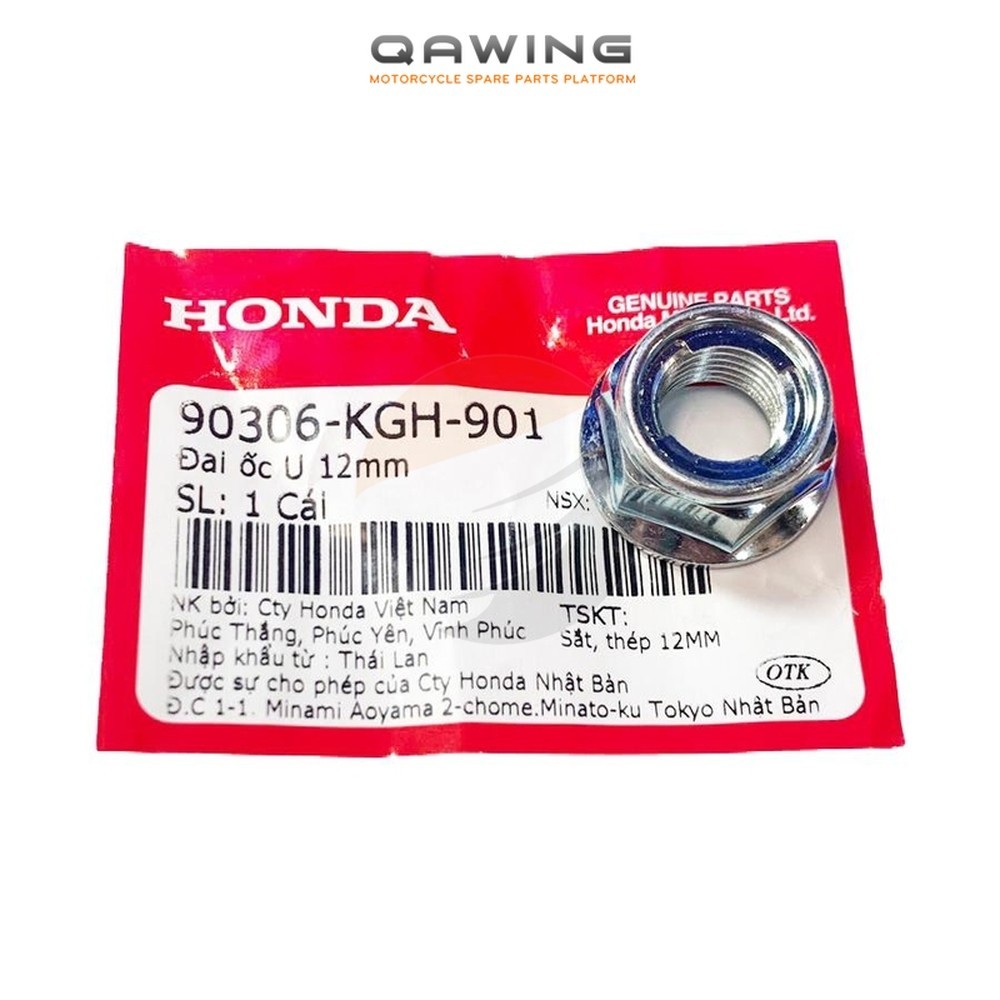 (90306KGH901)_Đai ốc HONDA U 12mm dùng chung nhiều xe _(224)_QAWING