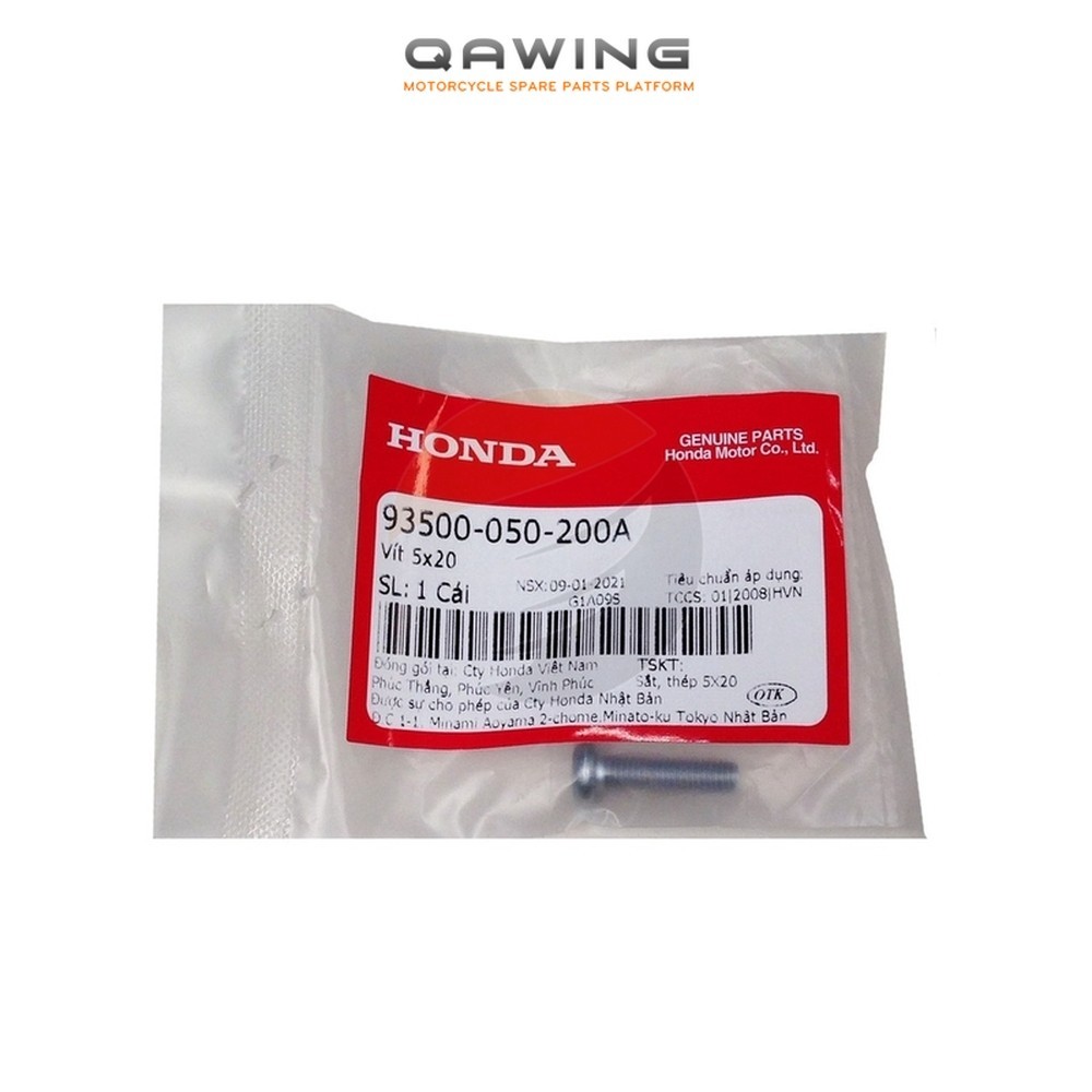(93500050200A)_Vít HONDA cỡ 5x20 _(1006)_QAWING